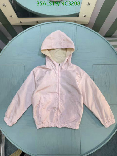 Fendi Kids Reversible Hooded Jacket, Sizes 100-150, Stylish Outerwear