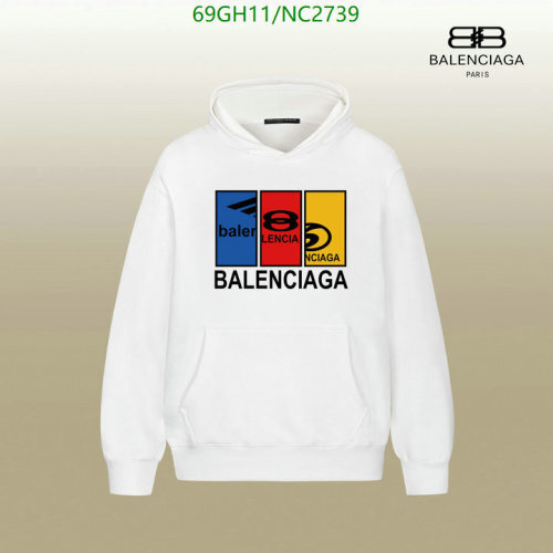 Balenciaga Cotton Hoodie - Stylish and Comfortable, Available in XS-XL