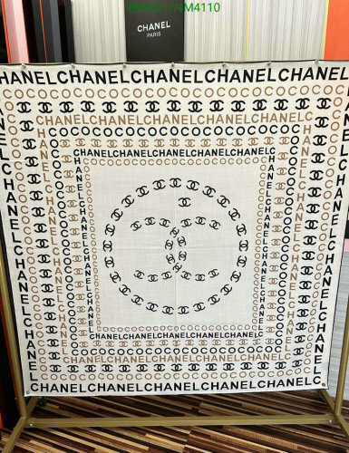 Elegant Chanel Silk Cashmere Scarf, 140x140cm - Timeless Luxury