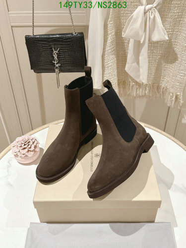 Brunello Cucinelli Suede Chelsea Boots for Women - Brown, EU35-42