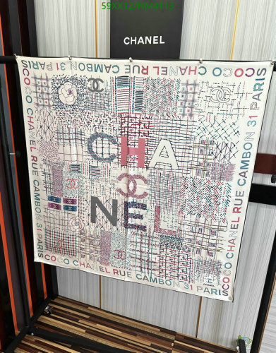 Elegant Chanel Silk Scarf, 90x90cm - Timeless Style & Luxury Material