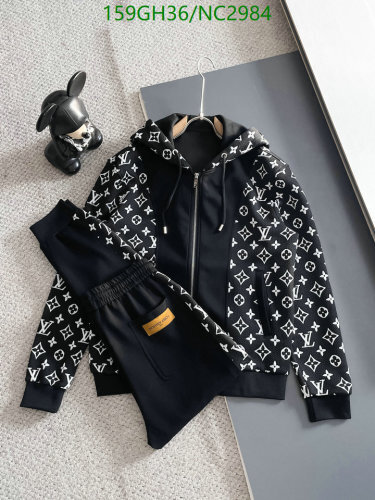 Louis Vuitton Monogram Black & White Tracksuit, Fashionable & Comfortable Outfit