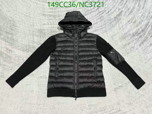 Moncler Men's Down Jacket with Knit Sleeves - Warm & Stylish Outerwear