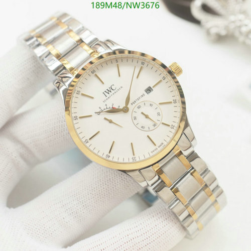 IWC Portofino Automatic Watch - 40mm Stainless Steel, Gold Accents