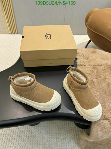 UGG Women's Brown Wool Ankle Boots Comfortable and Stylish Fashion Shoes