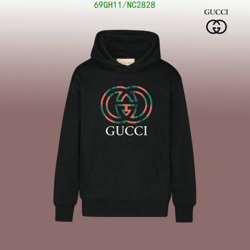 Gucci Interlocking G Print Cotton Hoodie, Stylish and Comfortable Unisex Fit