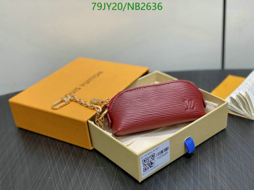 Louis Vuitton Genuine Leather Coin Purse - Compact and Stylish Accessory