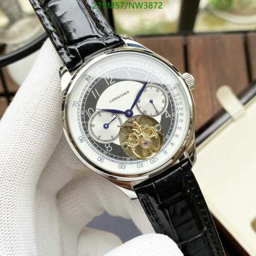 Longines 42mm Stainless Steel Automatic Movement Watch - NW3872