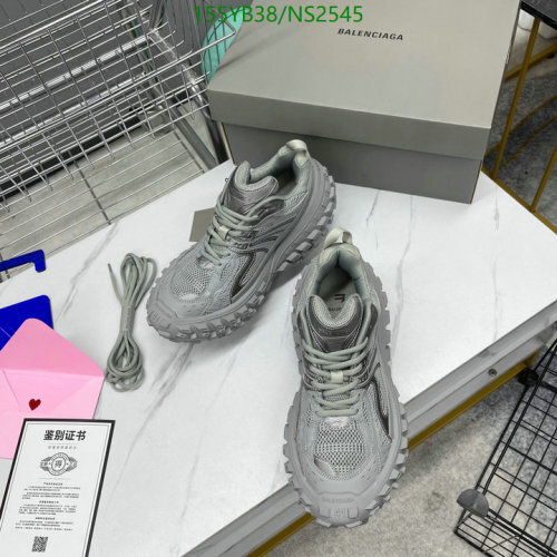 Balenciaga Women's Gray Defender Sneakers Chunky Lace-up Unisex Shoes EU35-45