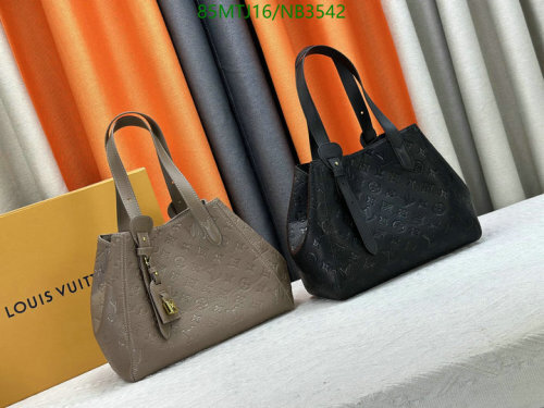 Louis Vuitton Embossed Leather Tote Bag, 40 x 22 x 15cm, Model 25858/25890