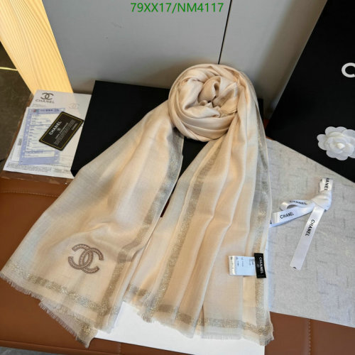 Elegant Chanel Cashmere Scarf - 110-200cm, Luxurious Feel, Timeless Style