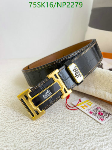 Hermes Belt for Men, Cowhide Leather with H Buckle, Black, Width 3.5cm
