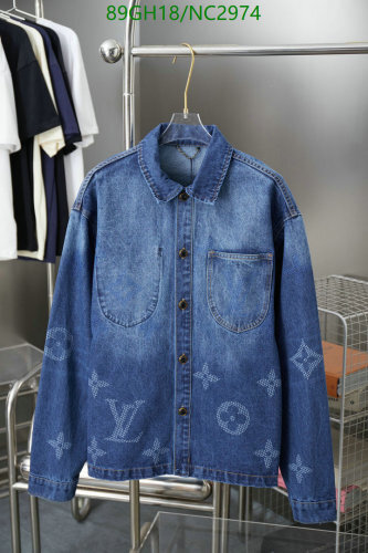 Louis Vuitton Denim Jacket, Button-Down, Blue, Sizes 46-52, Luxury Designer Wear
