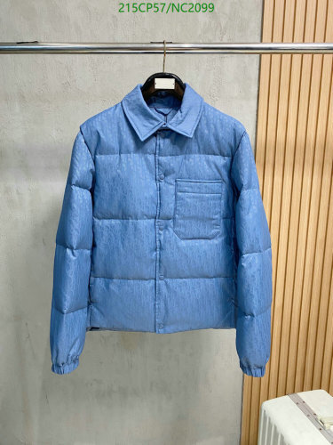 Diorr Men's Blue Goose Down Padded Jacket, Sizes S-XL - Stylish & Warm