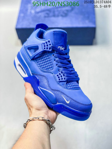 Air Jordan 4 Retro 'Motorsport Royal' Unisex Sneakers - EU36-48