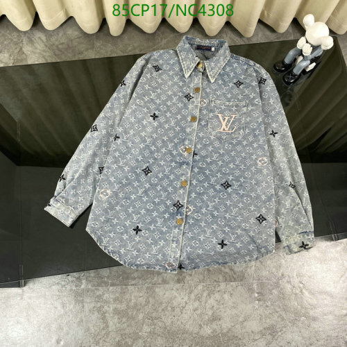 Louis Vuitton Monogram Denim Shirt, Long Sleeve Button-Down, Sizes S-XL