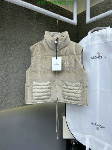 Moncler Women's Down Vest with Rabbit Fur - Warm and Stylish Outerwear