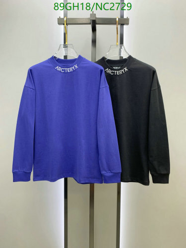 Arc'teryx Long Sleeve Cotton T-Shirt Casual Style Available in M-3XL