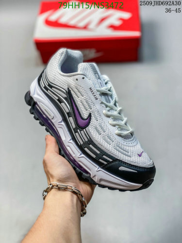 Nike Air Max Plus III Women's Running Shoes White Purple Unisex Size EU36-45