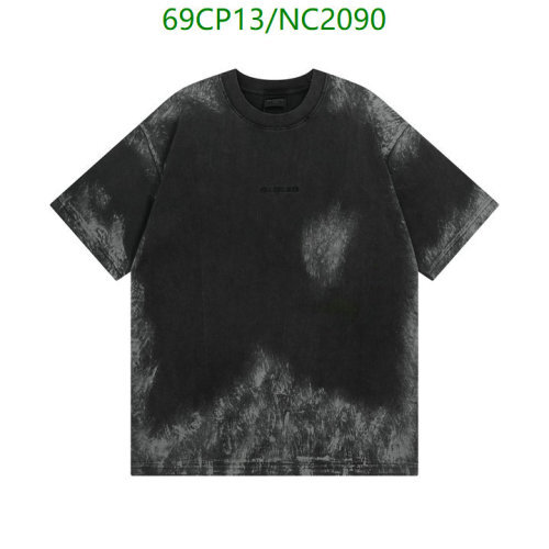 Balenciagaa Unisex Cotton T-Shirt - Distressed Finish, Sizes XS-L