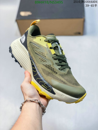 The North Face Men's Olive Green Athletic Running Shoes, Lightweight Comfort