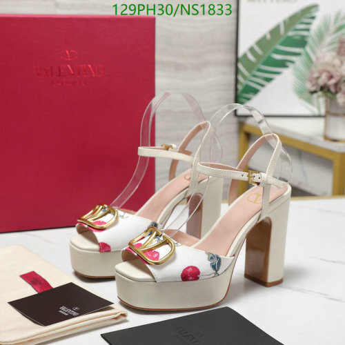 Valentino Garavani Women's Platform Floral Sandals, Leather Sole, Heel Height 11cm