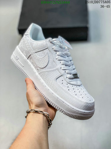 Nike Air Force 1 Low 'White Python' Unisex Sneakers - EU36-45