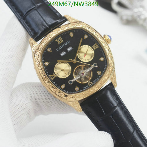 Cartier Elegant Stainless Steel Automatic Movement Watch - 42mm