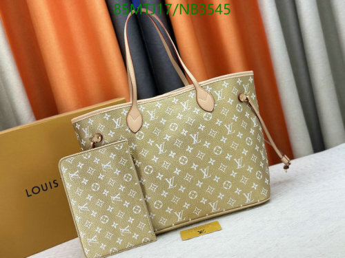 Louis Vuitton Monogram Canvas Neverfull MM Tote Bag with Pouch
