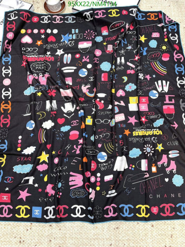 Chanel Silk Cashmere Blend Scarf, 140x140cm, Stylish Design