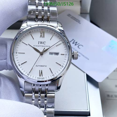 IWC Schaffhausen Automatic Silver Stainless Steel Watch, 40mm