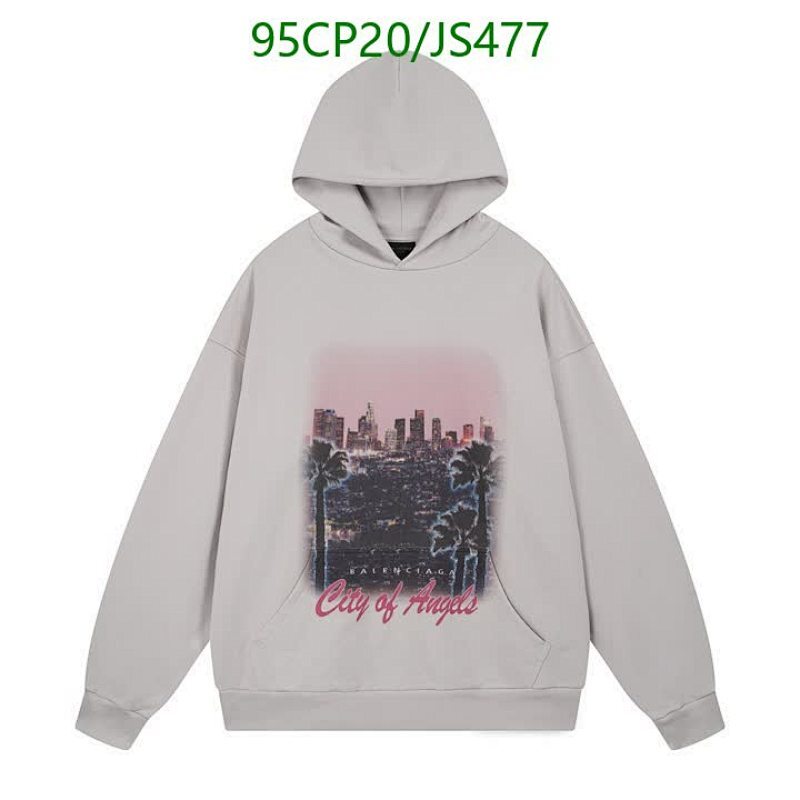 Balenciaga City of Angels Cotton Hoodie, Comfortable and Stylish, XS-L