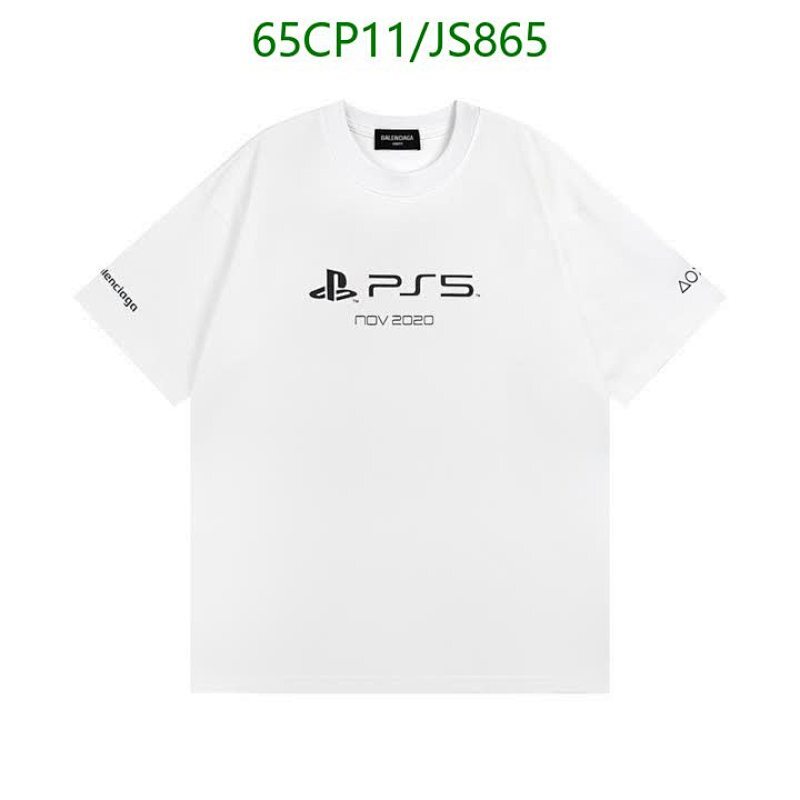 Balenciaga PS5 Nov 2020 White Cotton T-Shirt | XS-L Available 3 Balenciaga PS5 Nov 2020 White Cotton T-Shirt | XS-L Available