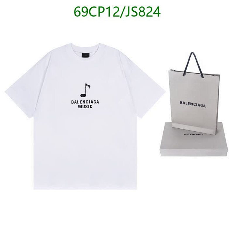 Balenciaga Music White Cotton T-shirt - Stylish and Comfortable, XS-L Sizes 6 Balenciaga Music White Cotton T-shirt - Stylish and Comfortable, XS-L Sizes