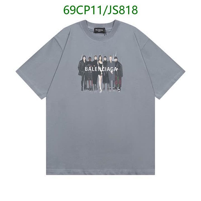 Balenciaga Cotton T-Shirt with Designer Print - Casual Style, Sizes XS-L