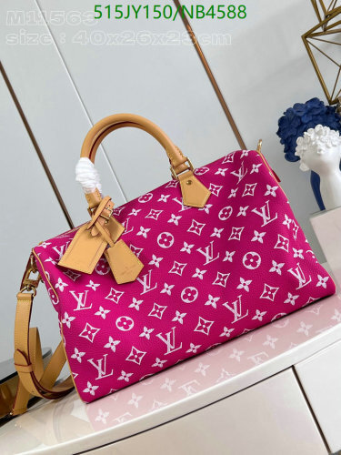 Louis Vuitton Pink Monogram Speedy Bandouliere 40 Bag - M11563