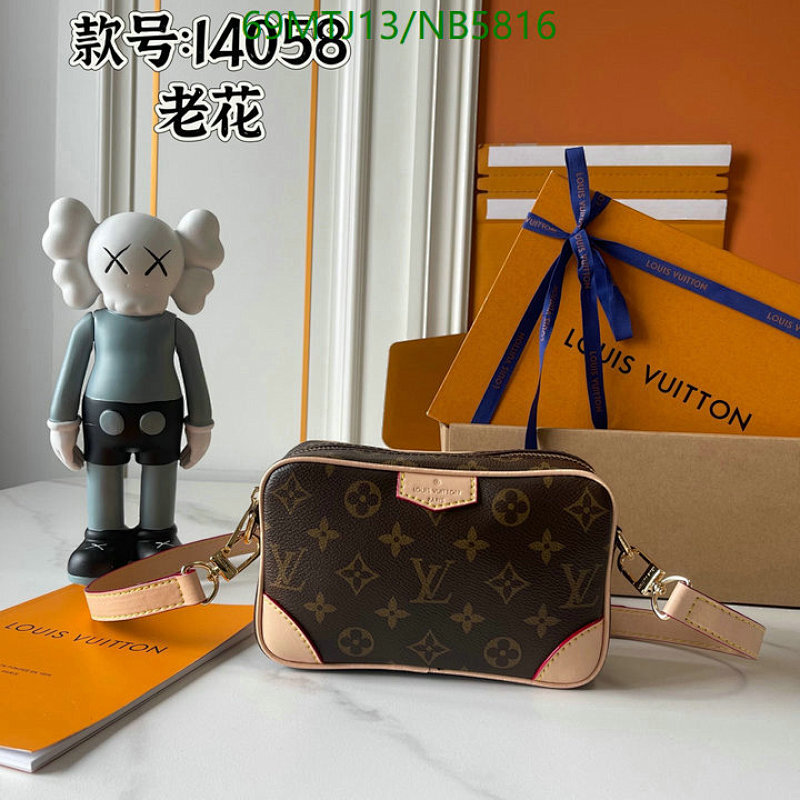 Louis Vuitton Monogram Coated Canvas Crossbody Bag, 20*13*6.5CM