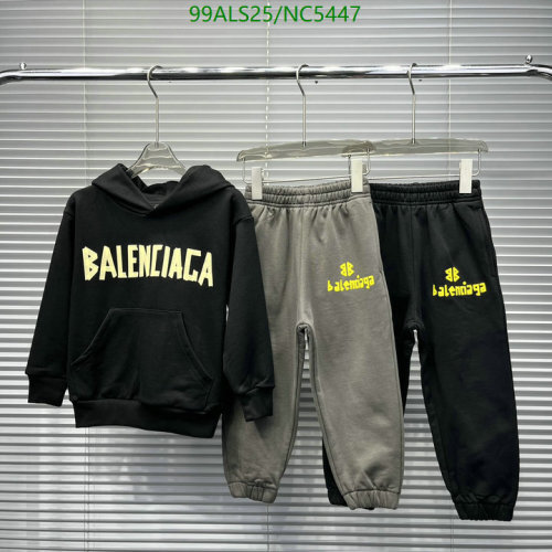 Balenciaga Kids' Hoodie and Pants Set - Comfortable & Stylish Outfit