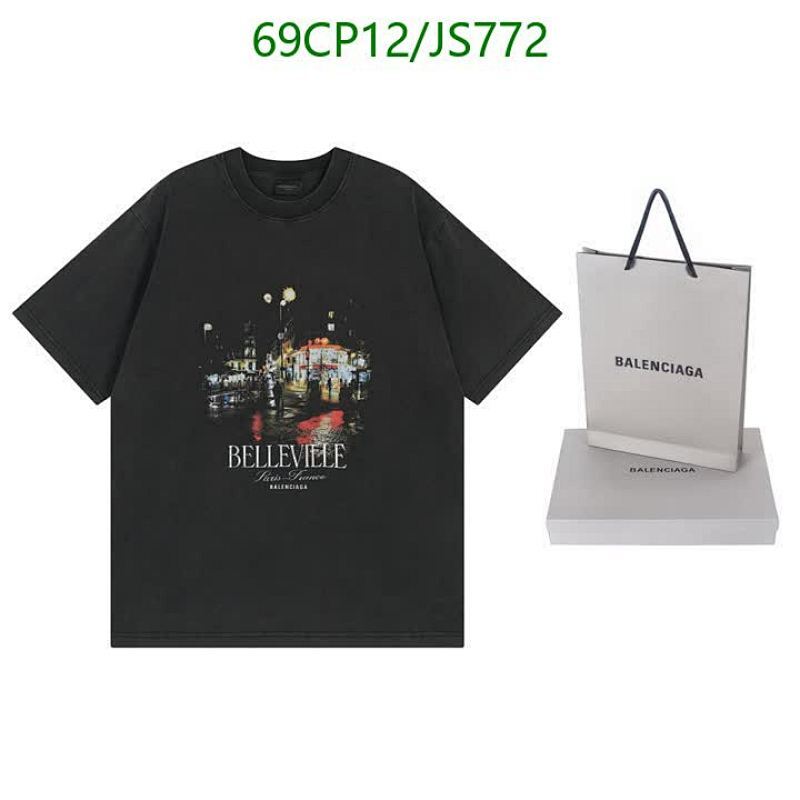 Balenciaga Belleviele Paris Cotton T-Shirt | Short Sleeve Tee, Black, XS-L 6 Balenciaga Belleviele Paris Cotton T-Shirt | Short Sleeve Tee, Black, XS-L