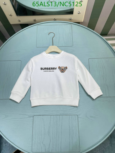 Burberry Kids' White Cotton Sweatshirt with Graphic Logo (Sizes 100-160)