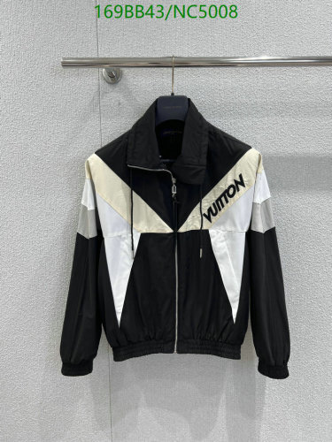 Louis Vuitton Cotton Jacket - Color Block Design, Sizes S-M-L, Modern Style