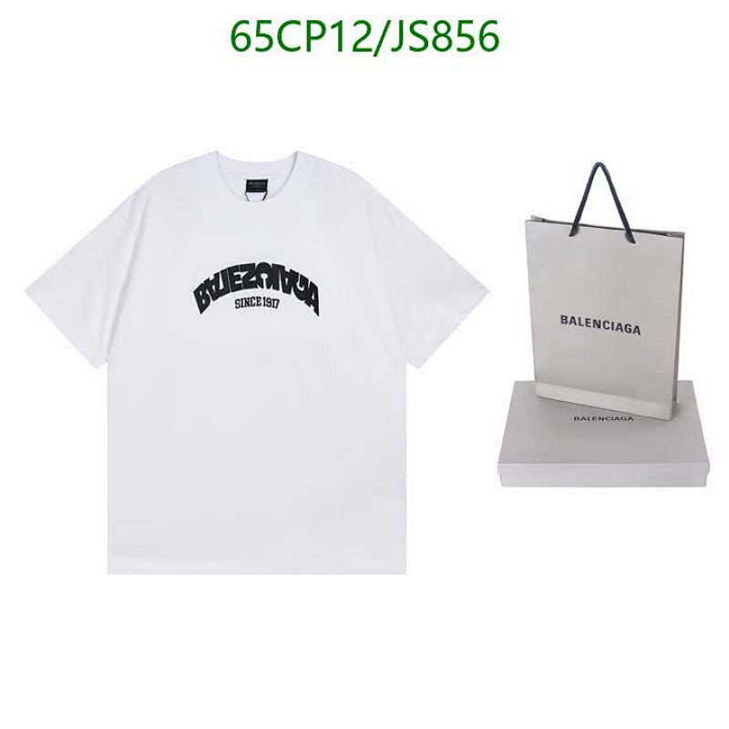 Balenciaga White Cotton T-Shirt with Logo Print - XS to L 2 Balenciaga White Cotton T-Shirt with Logo Print - XS to L