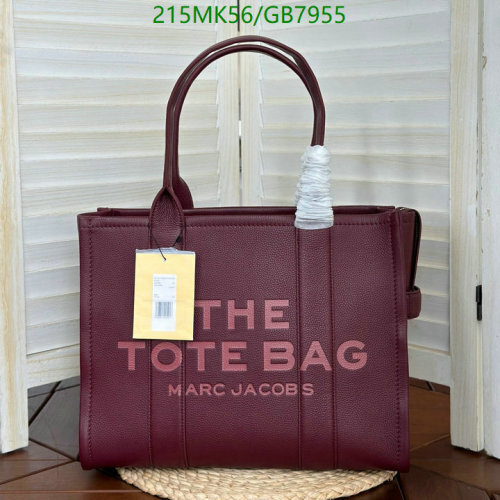 Marc Jacobs The Tote Bag Large Maroon Leather, Everyday Essential, 41CM