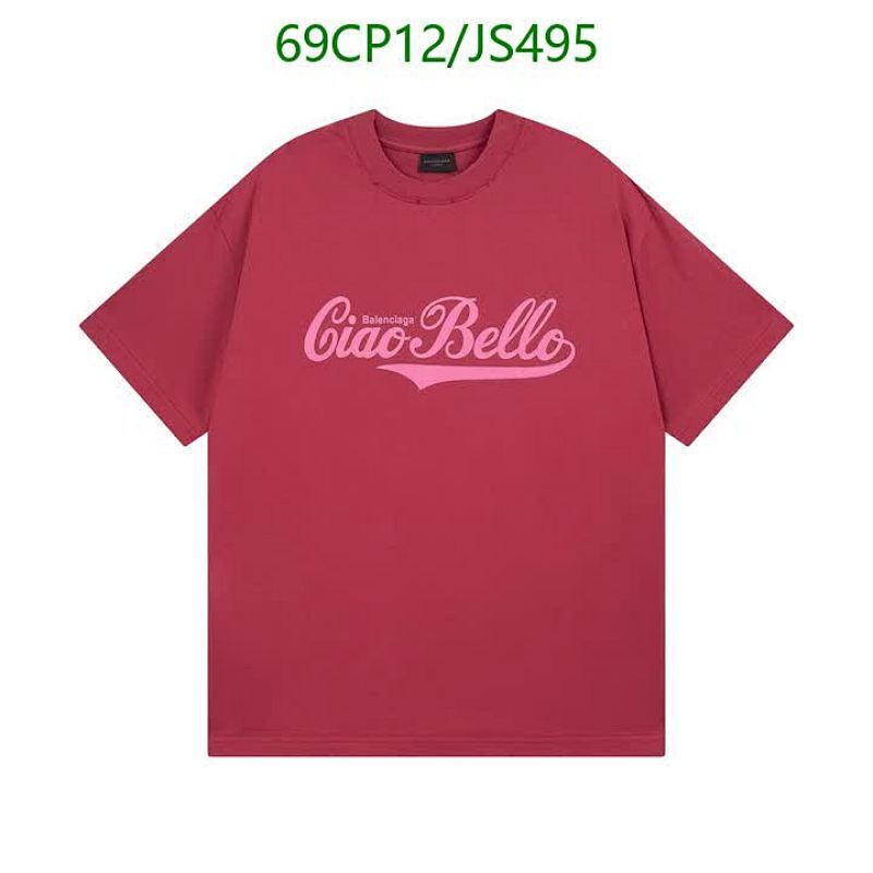 Balenciaga Ciao Bello Cotton T-Shirt - Casual Comfort, Stylish Design