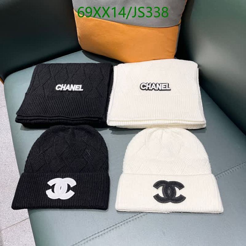 Elegant Chanel Wool Hat, Designer Beanie with Iconic Logo, Warm Winter Cap
