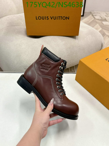 Louis Vuitton Leather Ankle Boots for Men - Stylish & Durable, Size EU39-46