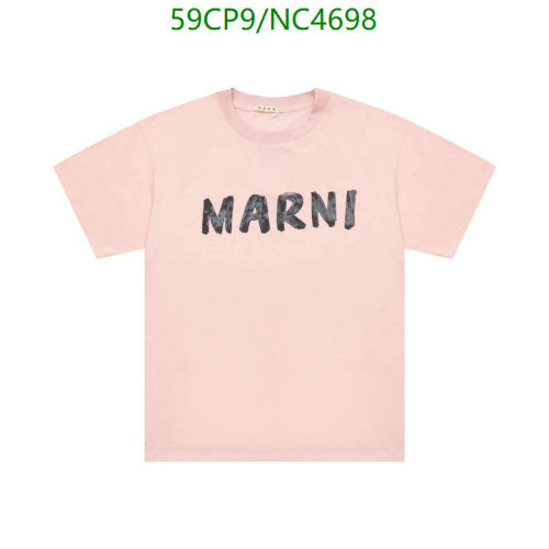 Marni Logo T-Shirt - Short Sleeve Casual Top for Men - Pink 2 Marni Logo T-Shirt - Short Sleeve Casual Top for Men - Pink