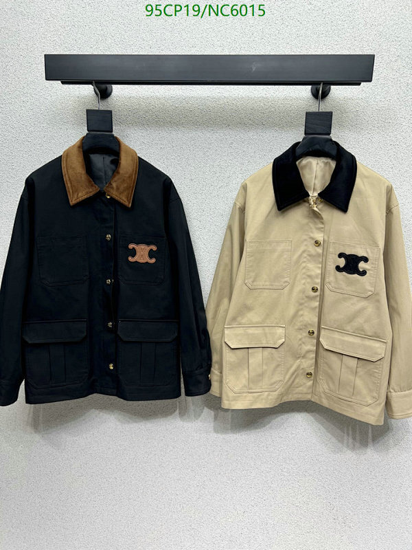 Celine Cotton Blend Jacket With Corduroy Collar – Stylish & Versatile