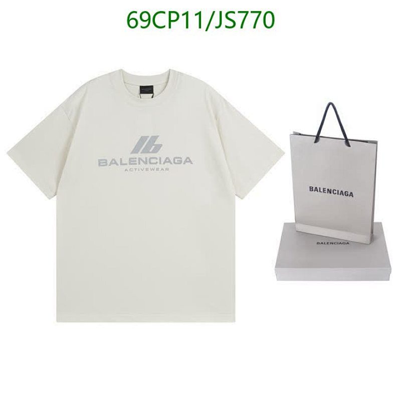 Balenciagaa Activewear T-Shirt Short Sleeve Crew Neck Cotton - JS770 4 Balenciagaa Activewear T-Shirt Short Sleeve Crew Neck Cotton - JS770