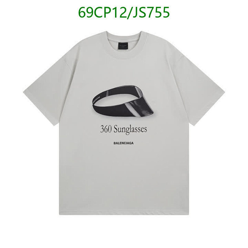 Balenciaga 360 Sunglasses Print Cotton T-Shirt - Fashionable and Comfortable